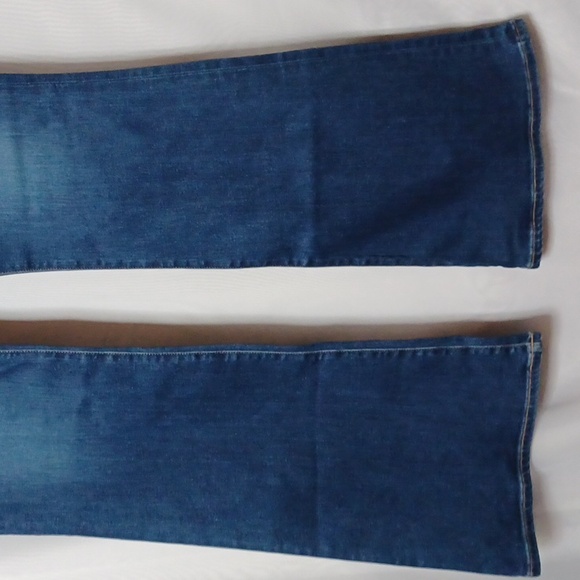 VERONICA BEARD Beverly High-Rise Skinny Flare Bright Blue Jeans.  32 - Picture 7 of 16